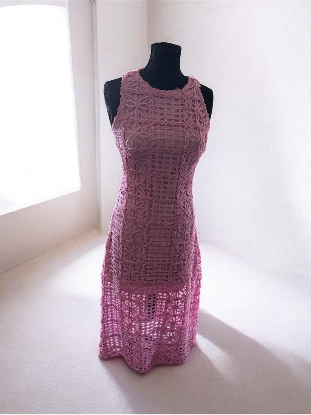 Endless Rose Crochet Maxi Dress size S - Picture 3 of 8